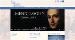 Desktop Screenshot of nssorchestra.org